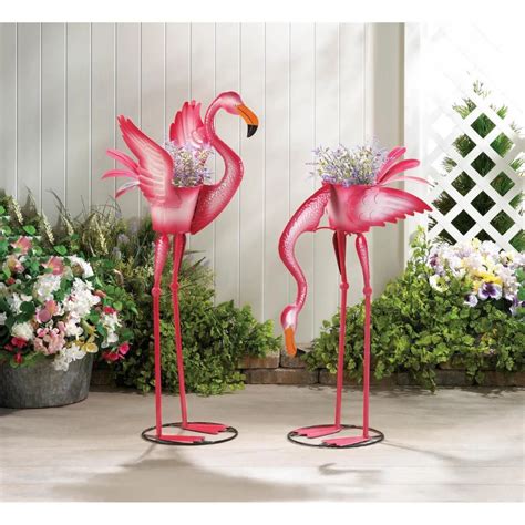 Ready To Eat Flamingo Planter Flamingo Garden Pink Flamingos Planters