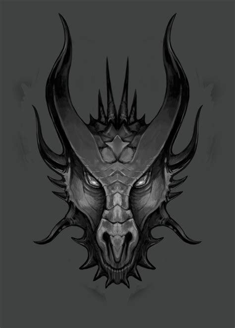 Dragons Head Sketch 02 By Lawrencemann On Deviantart Dragon Face