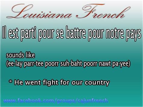 Pin By Angela Lacroix On Cajun French Cajun French How To Speak