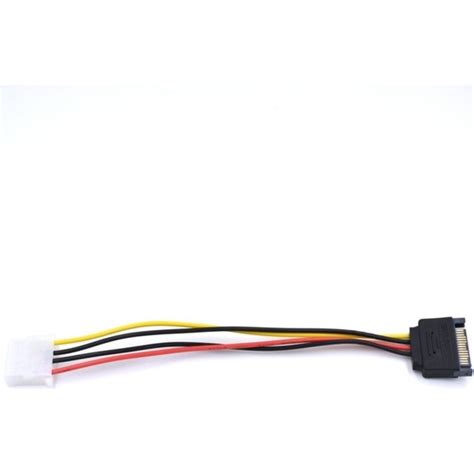 Scentu 2 Adet grup 15 Pin Sata Erkek Molex Ide 4 Pin Dişi Fiyatı