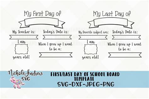First Day Of School Chalkboard Svg Bac Design Bundles