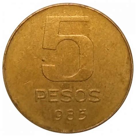 5 Pesos Argentina 1985