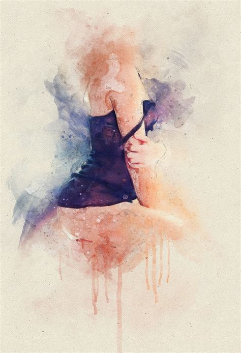 Sensual Woman Watercolor Painting Free Image On Pixabay