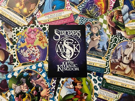 Sorcerers Maps Of The Magic Kingdom Park Guide Map Co