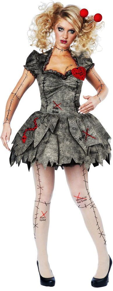 Halloween is right around the corner! Creepy Pins & Needles Voodoo Outfit Halloween Rag Doll ...