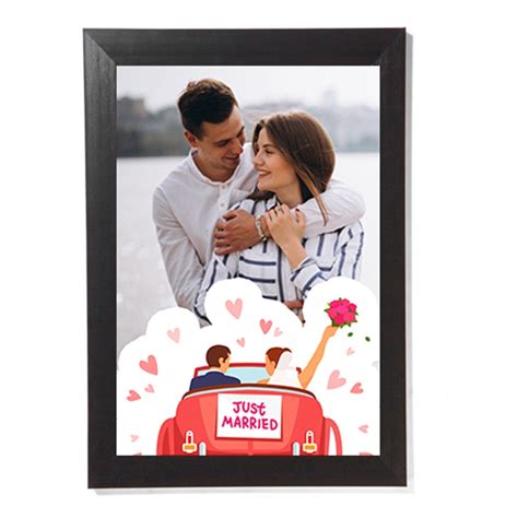 Newly Married Couple Personalised Photo Frame Tsendbuy Home Decore Ts Online P002