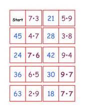 Einmaleins bingo zum ausdrucken : 1x1 Bingo Zum Ausdrucken