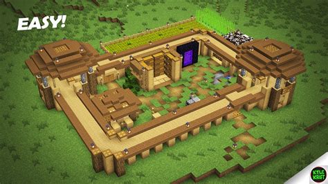 Minecraft Ideas For Building Easy Barracks Style Survival Base