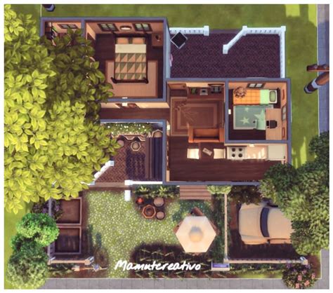 Sims4house🪴id Mamutcreativo🪴nocc Sims 4 House Plans Sims 4 Houses
