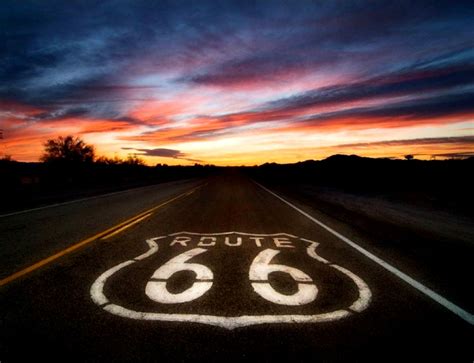 Sunset On Route 66 All Hd Wallpapers Gallery
