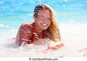 Water Play Stock Photos And Images Water Play Pictures And