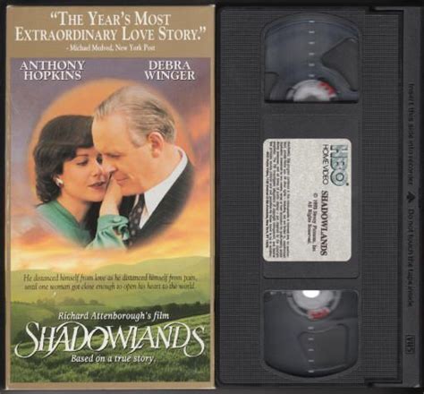 Shadowlands Vhs Videotape Anthony Hopkins Debra Winger Anthony