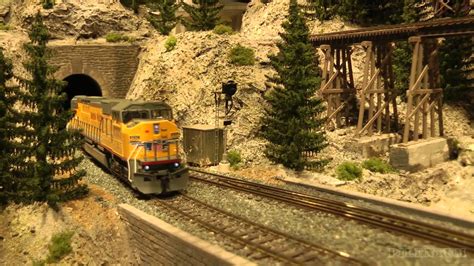 Wonderful Us Model Railroad Layout In Ho Scale Youtube