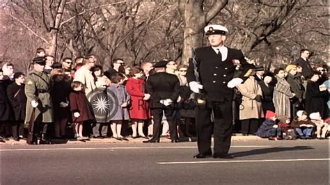 Funeral Procession Of John Kennedy Moving Ahead Towards Capitol Hd