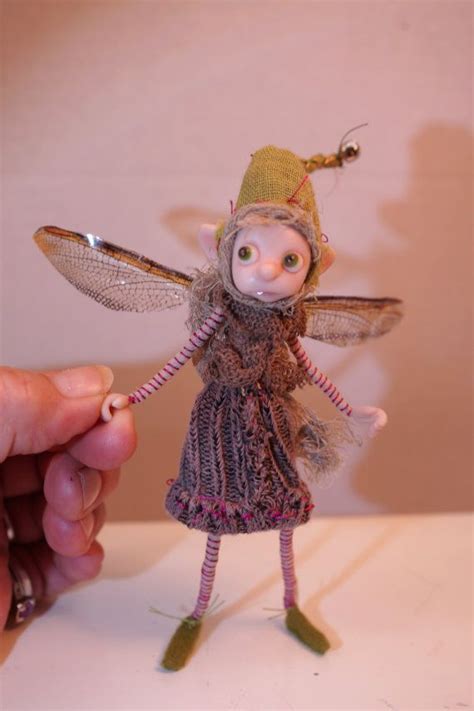 Ooak Poseable Woodland Pixie Fairy 203 Fairy Elf Pixie Art Etsy