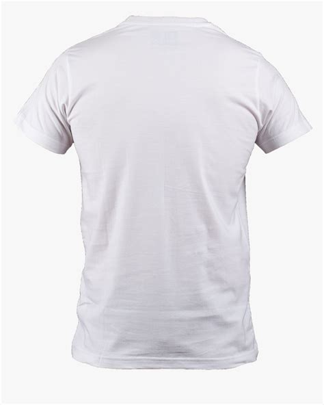 White T Shirt Png Round Neck T Shirt White Back Transparent Png