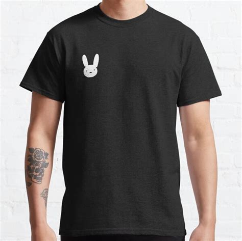 Bad Bunny T Shirts Logo Decal X100pre Classic T Shirt Rb3107 Bad