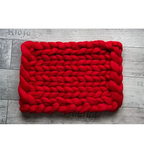 Mit welcher häufigkeit wird die fondant decke rot voraussichtlich benutzt werden? Wolle Kammzugbandes Decke - Rot