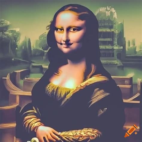 Mona Lisa Painting By Leonardo Da Vinci On Craiyon