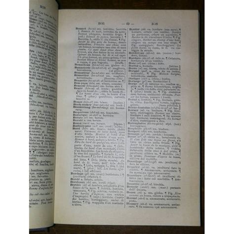 Nouveau Dictionnaire Français-Italien Italien-Français par MM P. Rouède ...