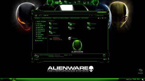 Alienware Green Skin Pack Skin Pack For Windows 11 And 10