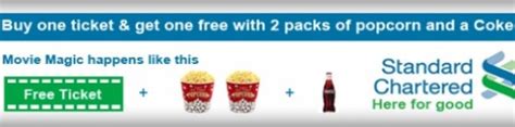 Go to 360° rewards page. Standard Chartered Bank Credit Card offer for EAP Movies ...