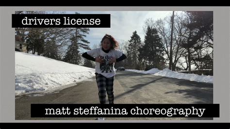 Drivers License Olivia Rodrigo Matt Steffanina Choreography Gemma
