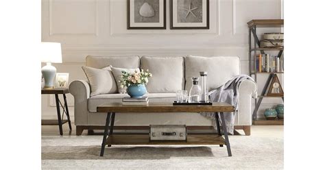 Emerald Home Chandler Rustic Coffee Table Best Space Saving Living