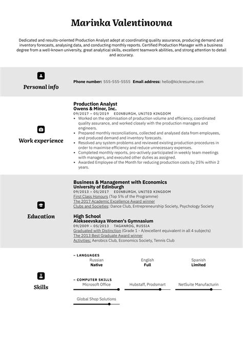 Quality Analyst Resume Examples - Entry Level Data Analyst Resume in 2020 | Data analyst 