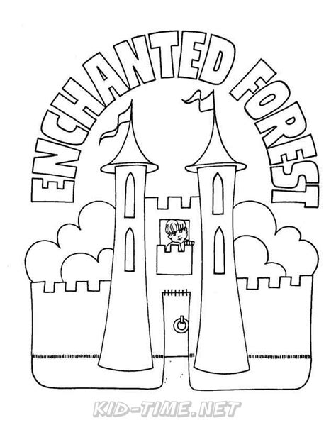 Enchanted Forest Coloring Book Finished Pages Coloring Pages