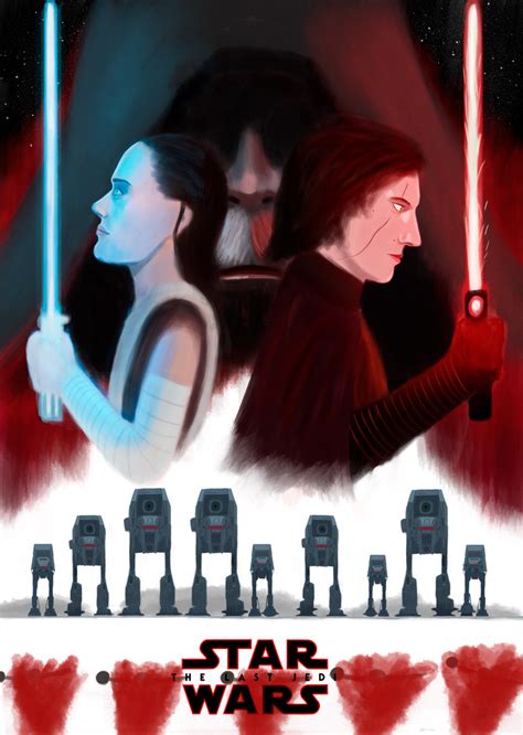 Star Wars The Last Jedi Poster By Dan1637iel On Deviantart