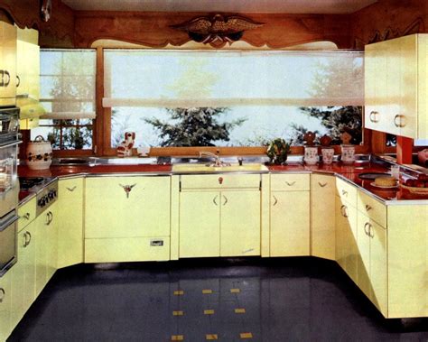31 Retro Yellow Kitchens From The 50s And 60s Sunny Midcentury Home