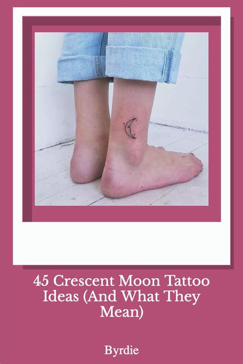 The 45 Coolest Crescent Moon Tattoos And What They Mean In 2022
