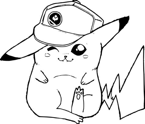 Tous les dessins de pokemon sont la propriété de la société nintendo. Dessin Pokemon Pikachu Cool Photos Coloriage Pikachu Avec ...