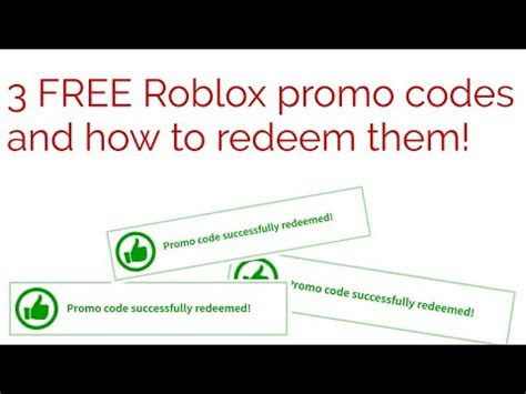 Bringing the world together through play. (expired) 3 *FREE* Roblox promo codes and how to redeem them! - YouTube