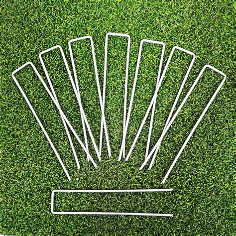 Buy Pack Galvanized Inch Garden Stakes Landscape Stes U Type Turf Stake For Artificial
