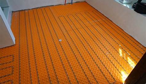 Schluter DITRA-HEAT Heated Bathroom Floor - Concord Carpenter