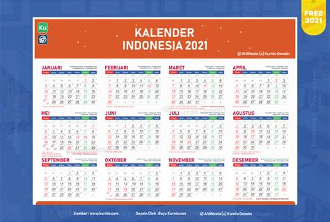 Template kalender 2021 file cdr corel draw lengkap hijriyah, jawa dan libur nasional. Kalender Indonesia 2021 Lengkap (PDF, JPG, PNG, HD) - Kurnio Desain