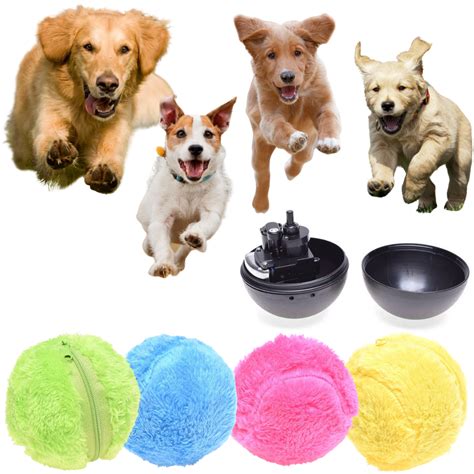 Active Rolling Ball 4 Colours Included Waggle Joy Uk Best Dog
