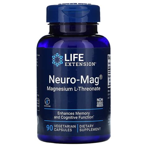 Life Extension Neuro Mag Magnesium L Threonate 90 Vegetarian