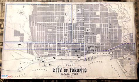 Vintage Historical Maps Of Toronto Alternative Arts