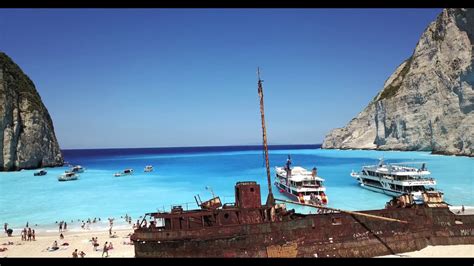 Shipwreck Beach With 4k Drone Navagio Zakynthos Youtube