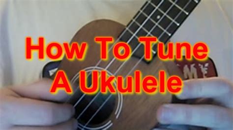 How To Tune A Ukulele Change Comin