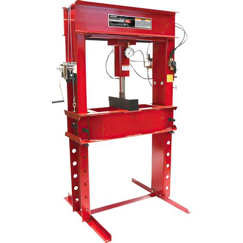 Arcan 100 Ton Pneumatic Shop Press With Gauge And Winch — Model Cp100a