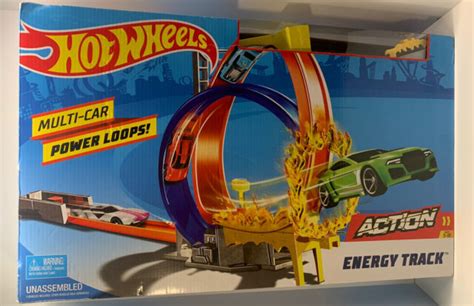 Hot Wheels Action Energy Track Multi Car Loops Age Boy Toys Gift