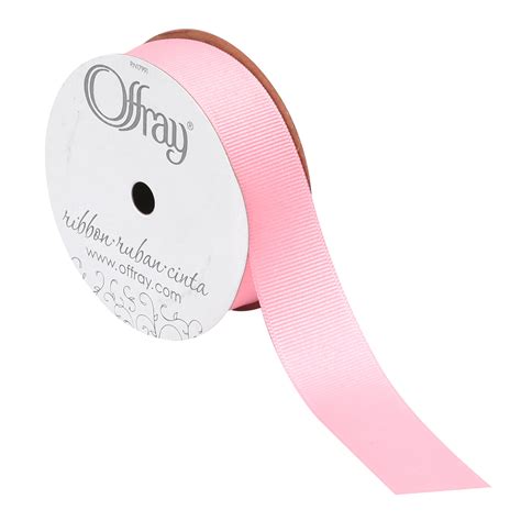 Offray 7 8 Pink Grosgrain Ribbon 18 Feet 1 Each Walmart Com