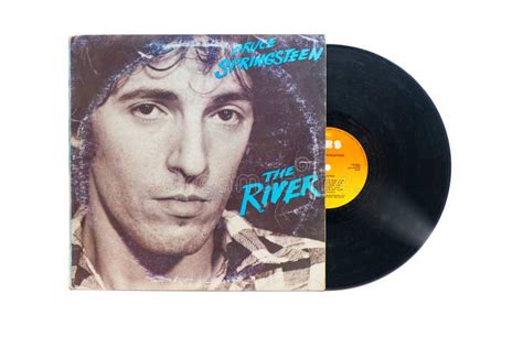 Bruce Springsteen S Original Vinyl Record Born In The Us Editorial