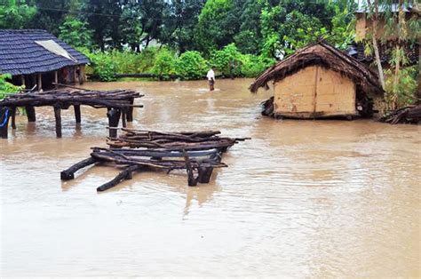 Floods Displace 500 Families In Kailali The Himalayan Times Nepal S No 1 English Daily