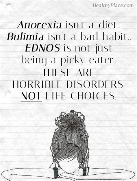 Eating Disorders Quote Anorexia Isnt A Diet Bulimia Isnt A Bad
