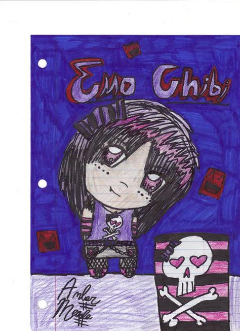 Emo Chibi By Slipknot14 On Deviantart